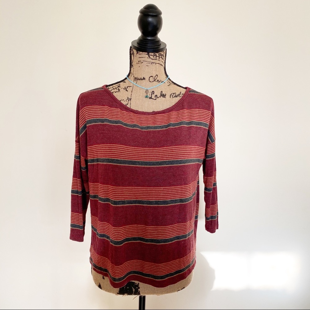 Anthropologie brand Paper Crane Striped Top